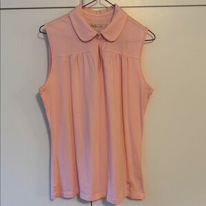 Lady Hagen Sleeveless Top (Breast Cancer Awareness emblem embroidered on front)